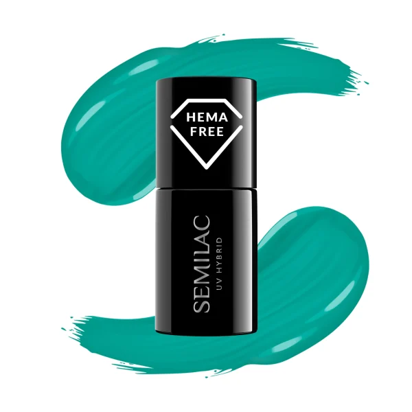 Semilac 448 Lakier Hybrydowy Azure Green 1