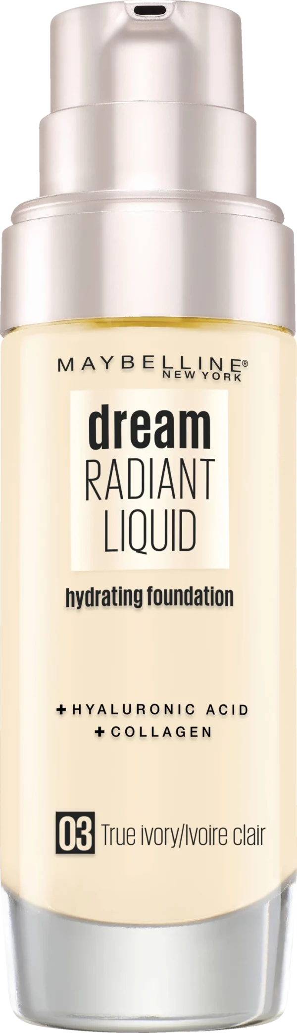 Maybelline New York Dream Radiant Liquid Make-Up Nr. 03 True Ivory 1
