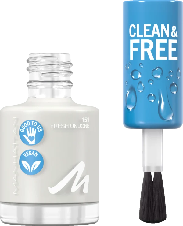 Manhattan Clean & Free Nail Polish 151 Fresh Undone 3