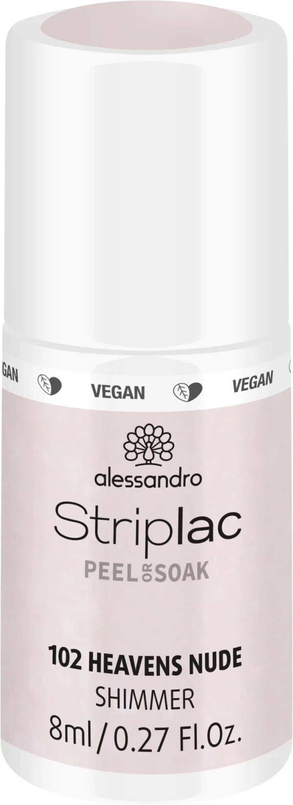 Alessandro STRIPLAC PEEL OR SOAK HEAVENS NUDE -VEGAN 1