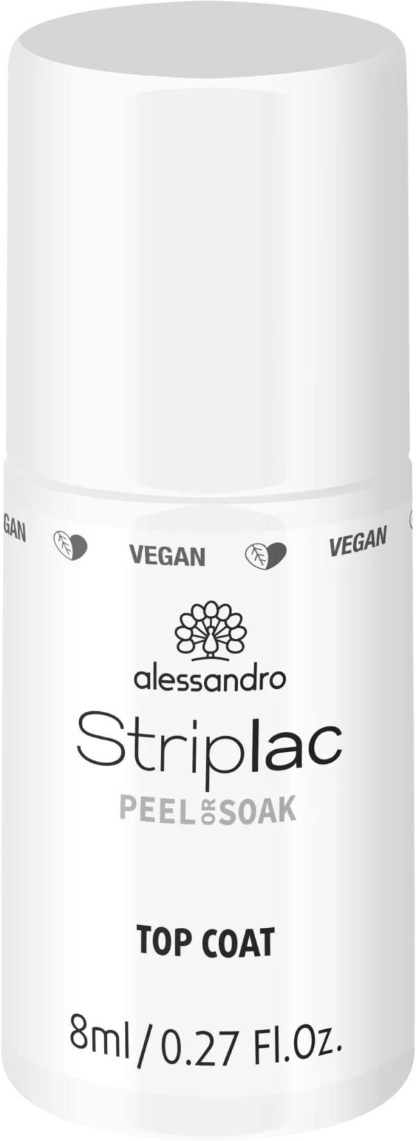 Alessandro STRIPLAC PEEL OR SOAK TOP COAT -VEGAN 1