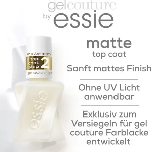 Essie Nagellack Gel Couture Matte Top Coat 22
