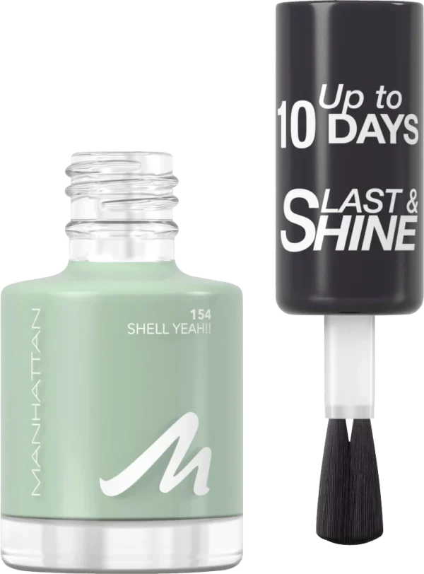 Manhattan Last & Shine Nail Polish, Farbe 154 Sheel Yeah!! 3