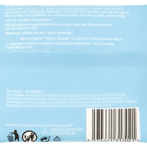 Neutrogena Hydro Boost® Aqua Reinigungstücher 9