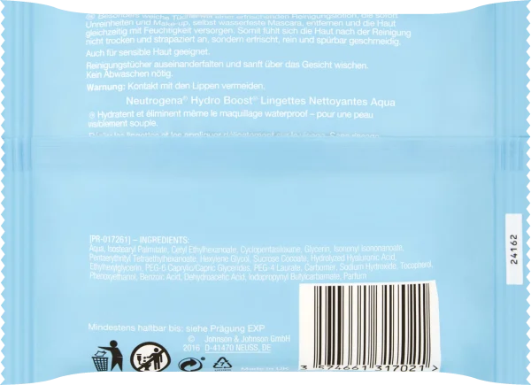 Neutrogena Hydro Boost® Aqua Reinigungstücher 3