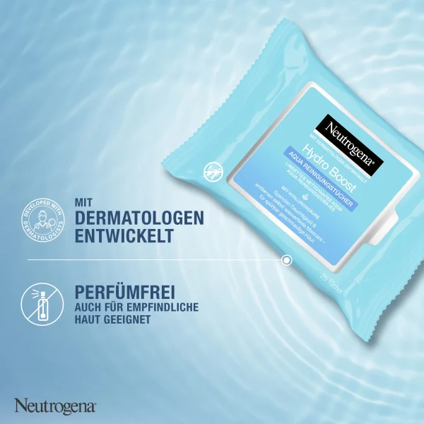 Neutrogena Hydro Boost® Aqua Reinigungstücher 5